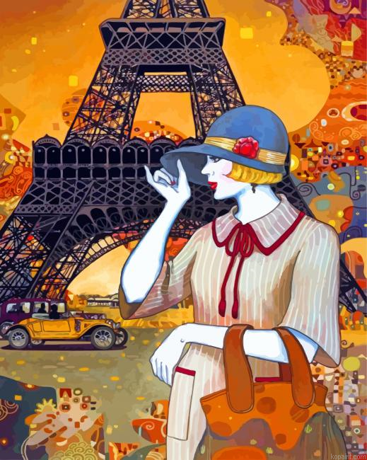 Classy Deco Lady In Paris Painting By Numberss.png