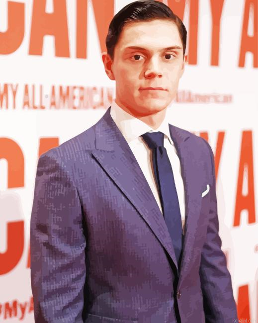 Classy Evan Peters Painting By Numberss.png