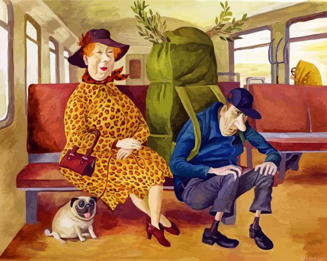 Classy Fat Lady Painting By Numberss.png