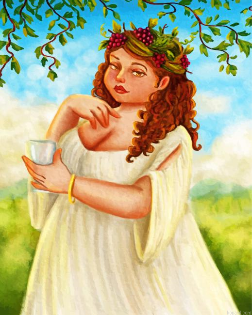 Classy Fat Woman Painting By Numberss.png