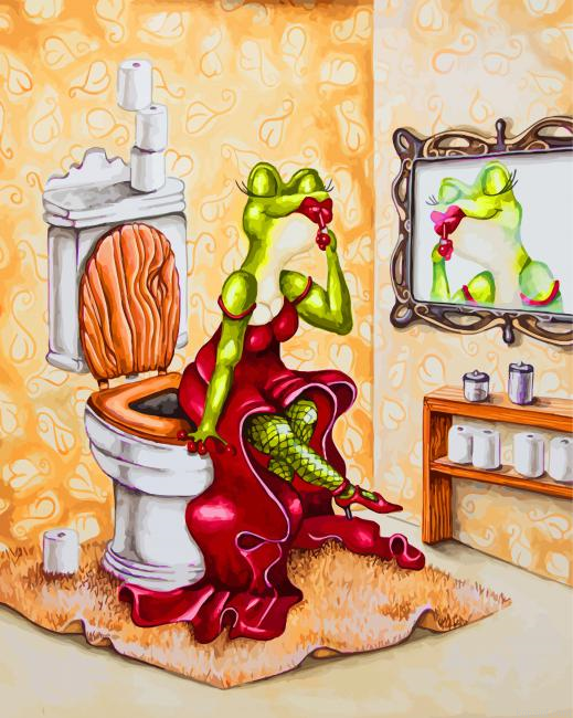 Classy Frog Painting By Numberss.png