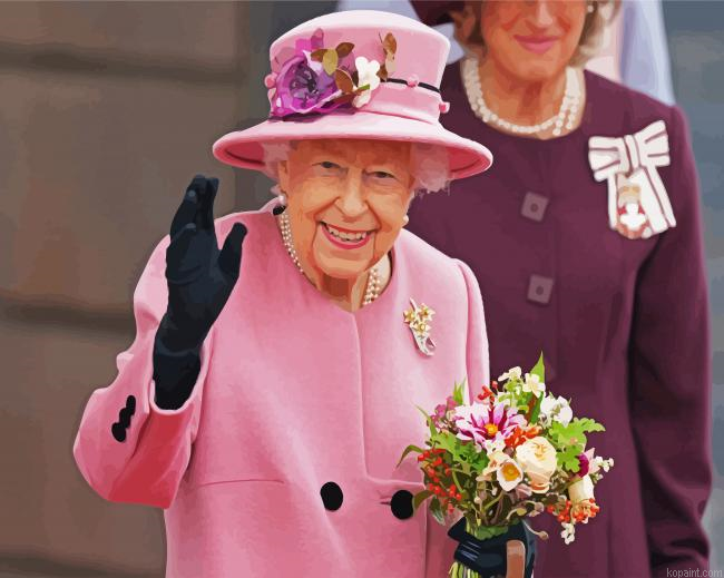 Classy Queen Elizabeth Painting By Numberss.png