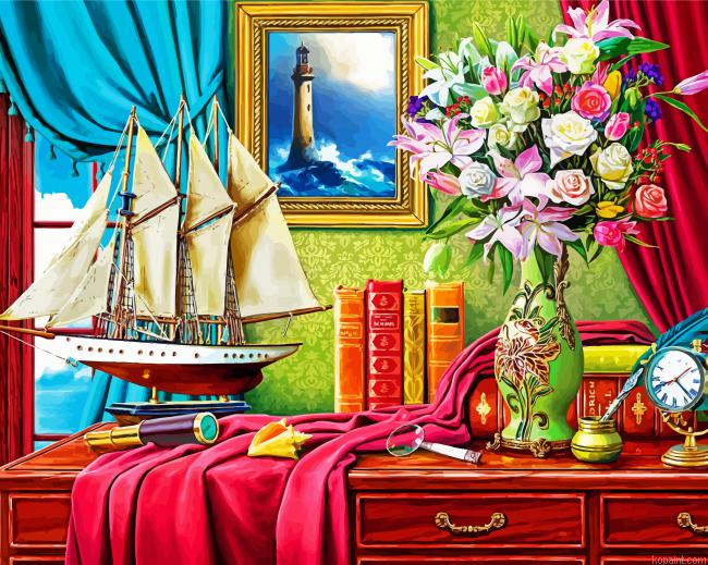 Classy Room Corner Painting By Numberss.png