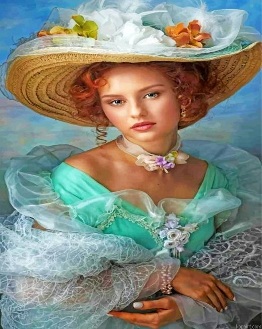 Classy Woman Painting By Numberss.png