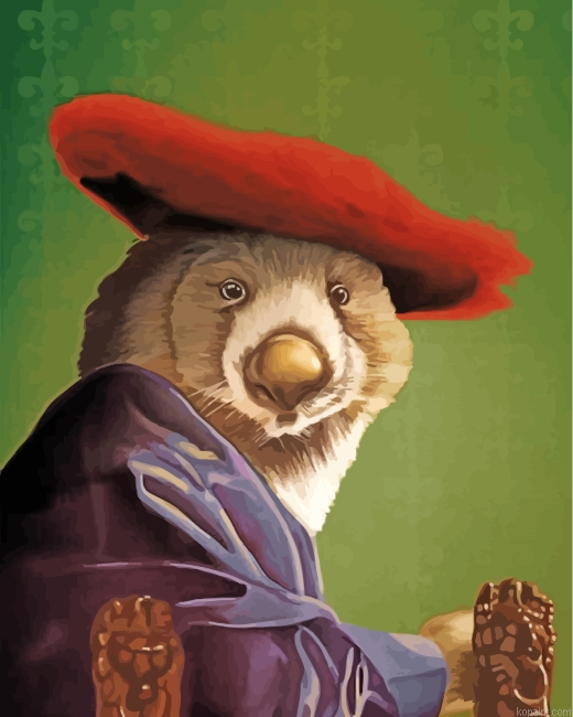 Classy Wombat Paint By Numbers