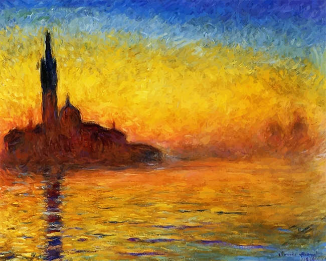 Claude Monet Twilight Venis New Painting By Numberss.png