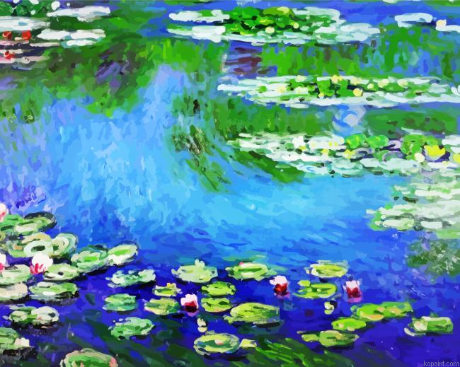 Claude Monet Water Lillies Painting By Numberss.png