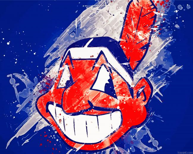 Cleveland Indians Logo Painting By Numberss.png