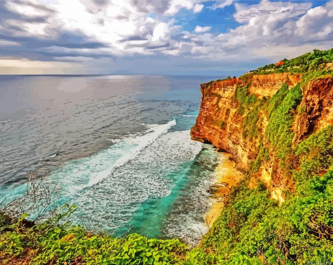 Cliff In Bali Indonesia Painting By Numberss.png