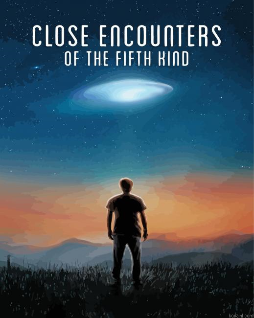 Close Encounters Of The Fifth Kind Poster Painting By Numberss.png