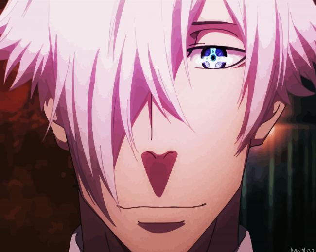 Close Up Death Parade Character Painting By Numberss.png