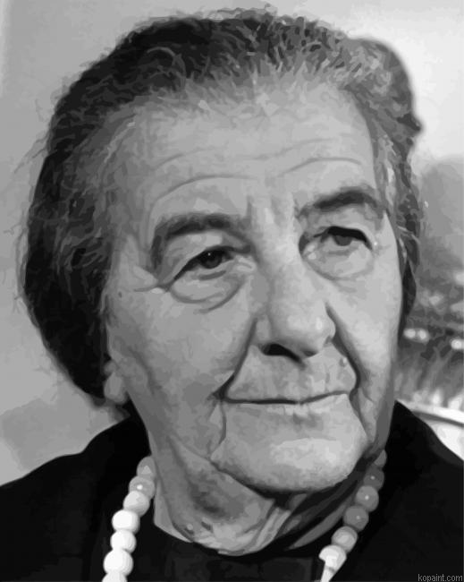 Close Up Golda Meir Painting By Numberss.png