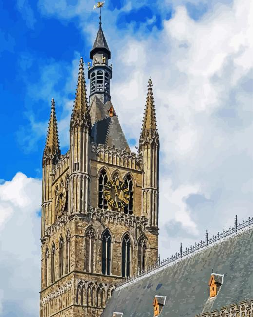 Cloth Hall Ypres Paint By Numbers