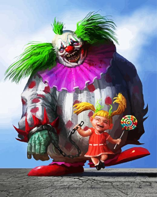 Clown And Girl Painting By Numberss.png