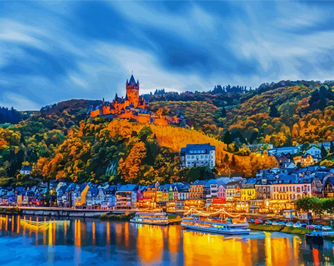 Cochem Germany Painting By Numberss.png