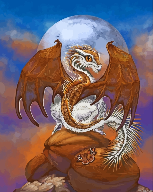 Coconut Dragon Paint By Numbers