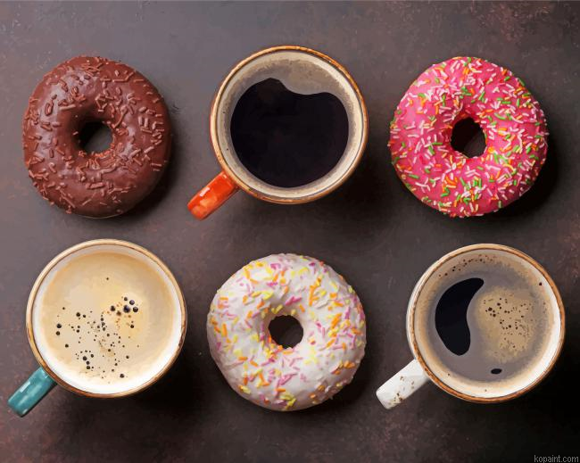 Coffee And Donuts Painting By Numberss.png