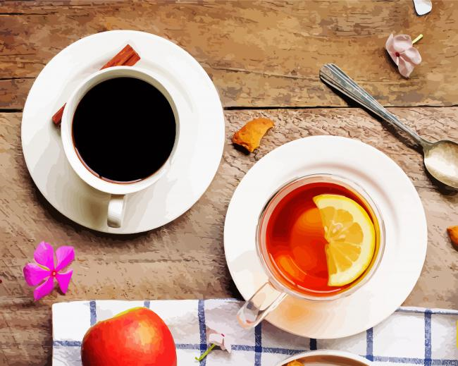 Coffee And Tea Cups Painting By Numberss.png