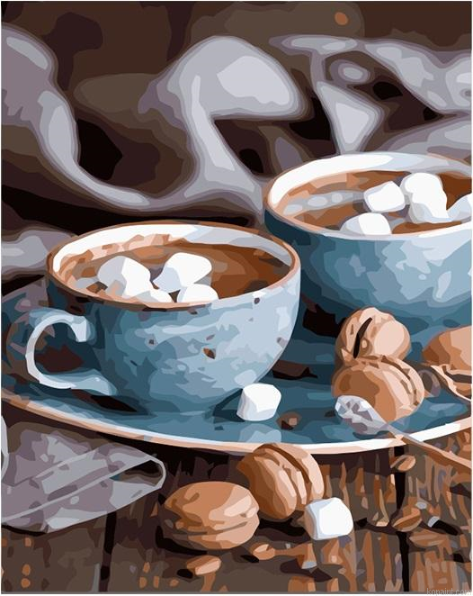 Coffee Kit Handpainted Oil Painting Unique Gift Diy Painting By Numberss.png