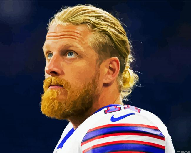 Cole Beasley Buffalo Bills Footballer Paint By Numbers