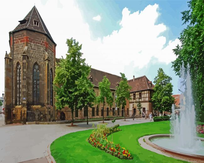 Colmar Unterlinden Museum Paint By Numbers