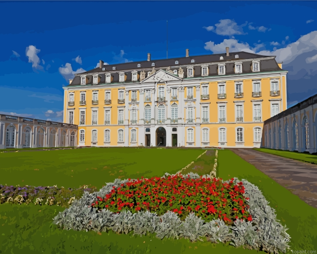 Cologne Bruhl Castle Painting By Numberss.png