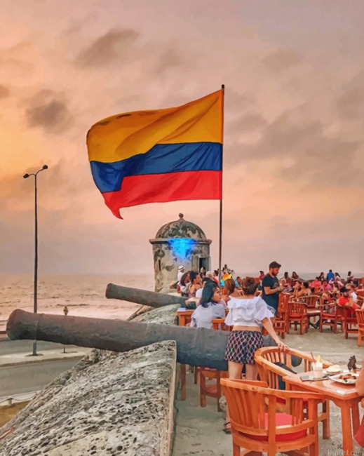Colombia Flag Painting By Numberss.png