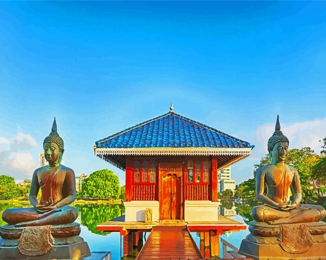 Colombo Gangaramaya Painting By Numberss.png