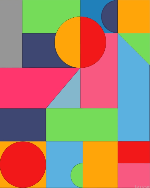 Colorful Abstraction Art Painting By Numberss.png