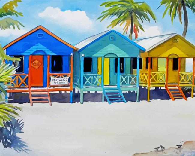 Colorful Beach Cottages Painting By Numberss.png