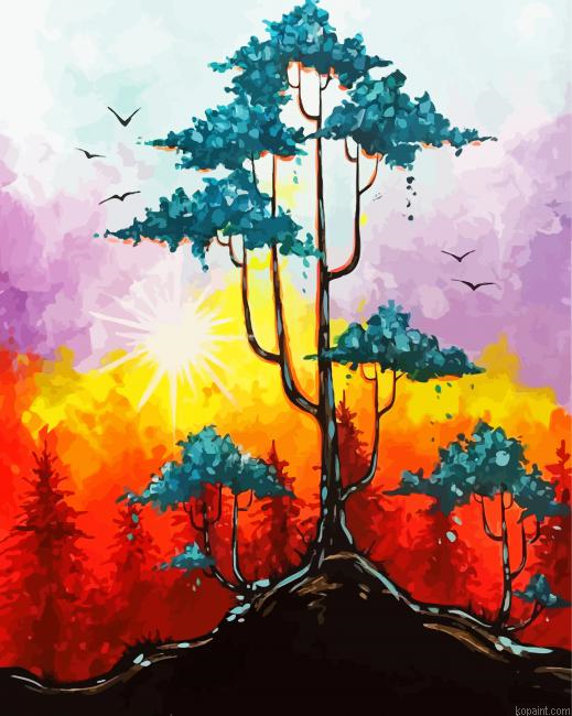 Colorful Bonsai Painting By Numberss.png