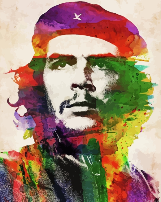 Colorful Che Guevara Paint By Numbers