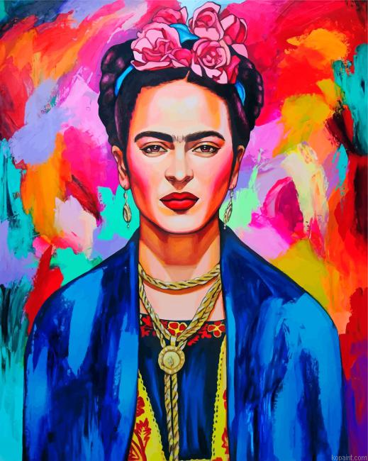 Colorful Frida Painting By Numberss.png