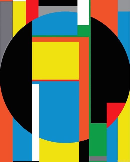 Colorful Geometric Abstraction Painting By Numberss.png