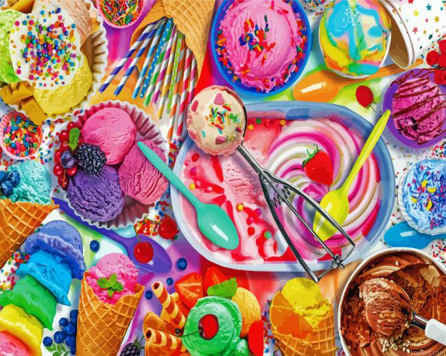 Colorful Ice Cream Painting By Numberss.png