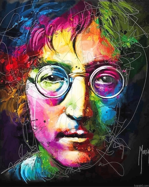 Colorful John Lennon New Painting By Numberss.png