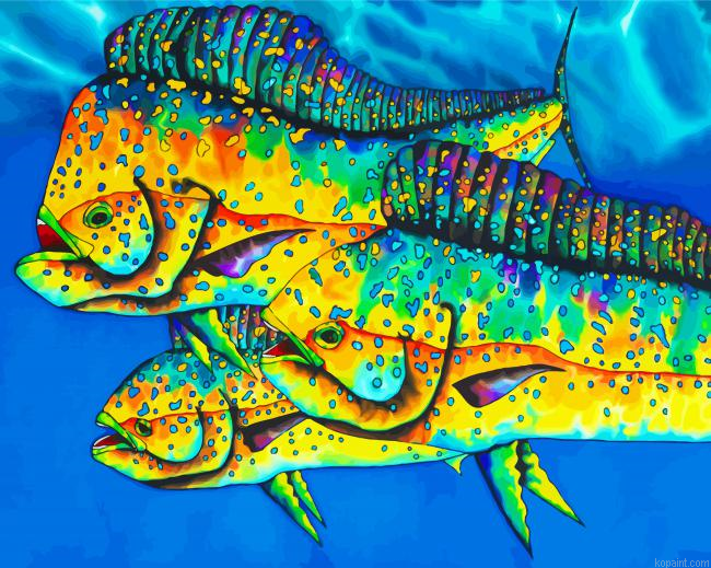 Colorful Mahi Mahi Fish Painting By Numberss.png