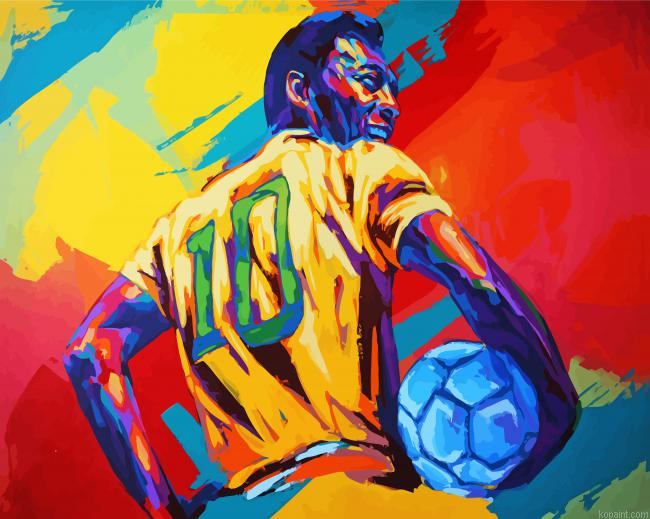 Colorful Pele Painting By Numberss.png