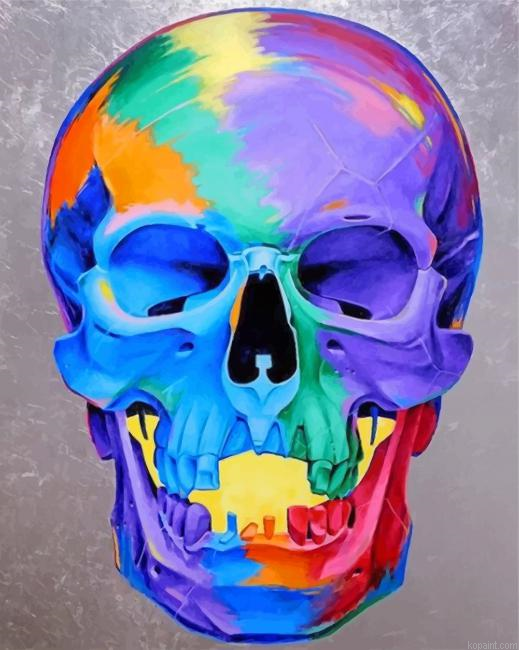 Colorful Skull Painting By Numberss.png