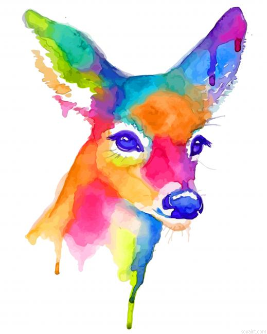 Colorful Splatter Doe Painting By Numberss.png