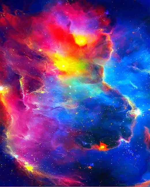 Colorful Universe New Painting By Numberss.png
