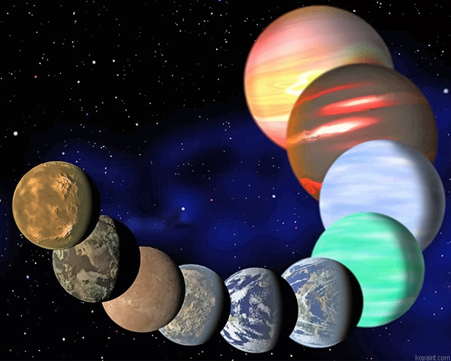 Colorful Universe Planets New Painting By Numberss.png