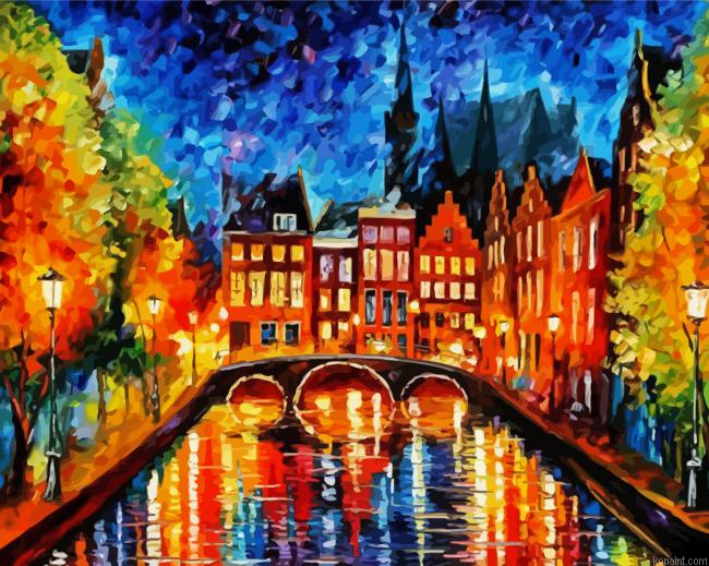 Colorful Winter Reflection Painting By Numberss.png
