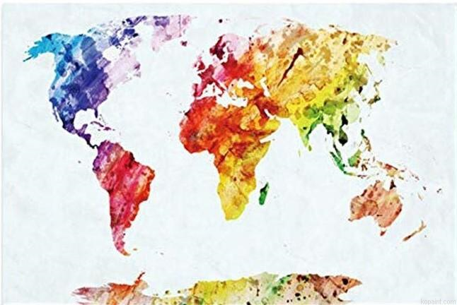 Colourful World Map Landscape Painting By Numberss.png