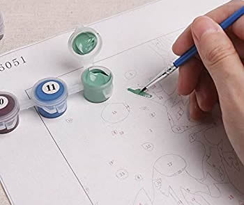 Compare The Numbers On The Paint Containers With Their Corresponding Numbers