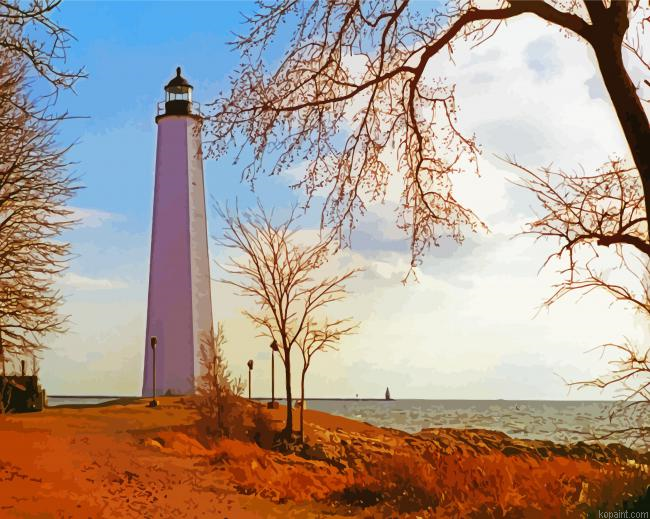 Connecticut New Haven Harbor Lighthouse Painting By Numberss.png