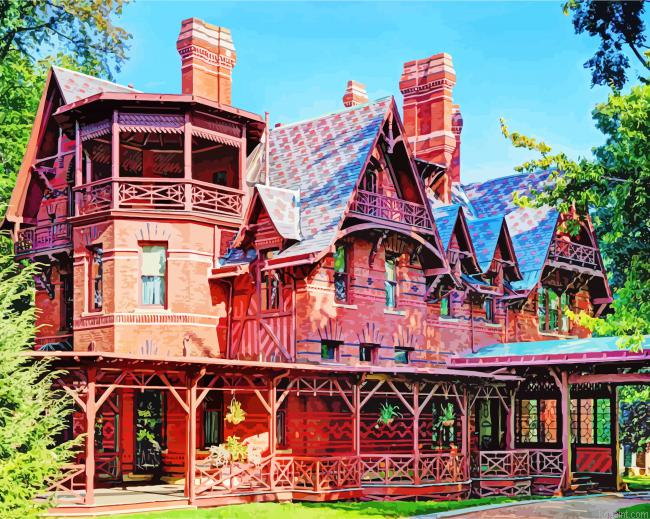 Connecticut The Mark Twain Museum Painting By Numberss.png