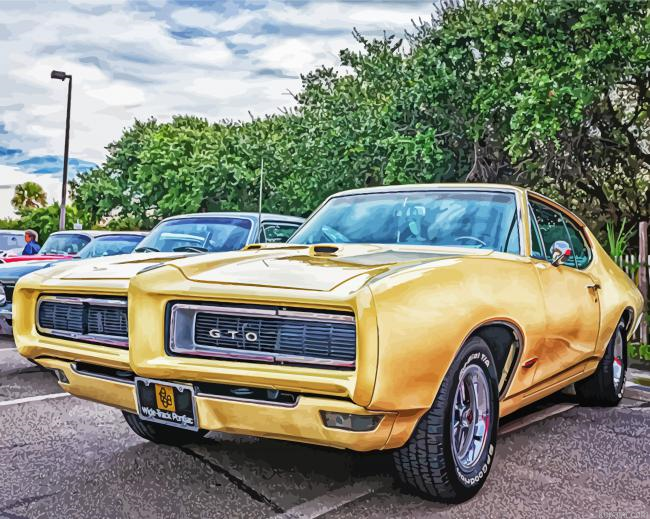 Cool 1968 Gto Car Painting By Numberss.png