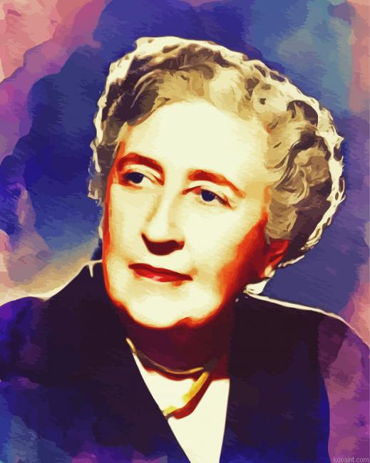 Cool Agatha Christie Art Painting By Numberss.png