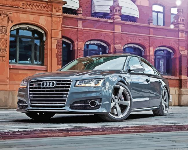 Cool Audi S8 Car Painting By Numberss.png